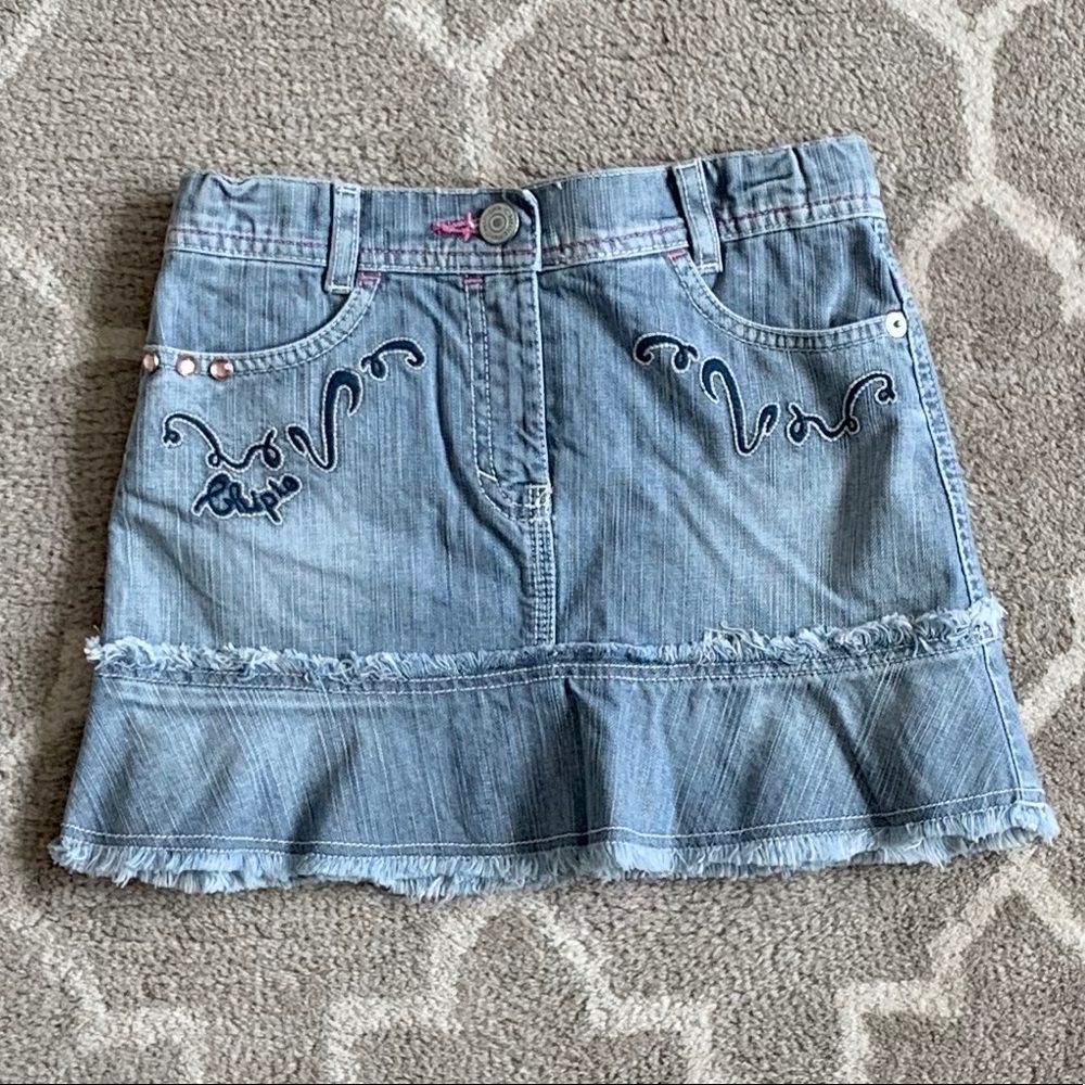 NWT Chipie France denim skirt